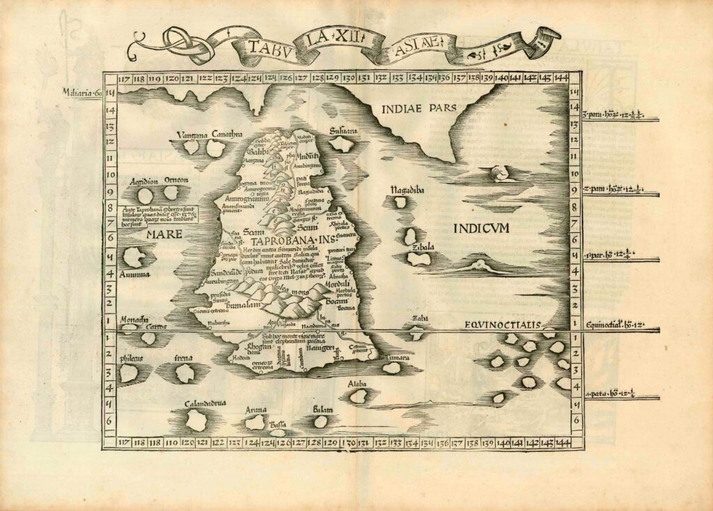 Map Old Sri Lanka