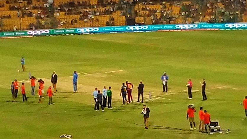 SL WI cricket Toss